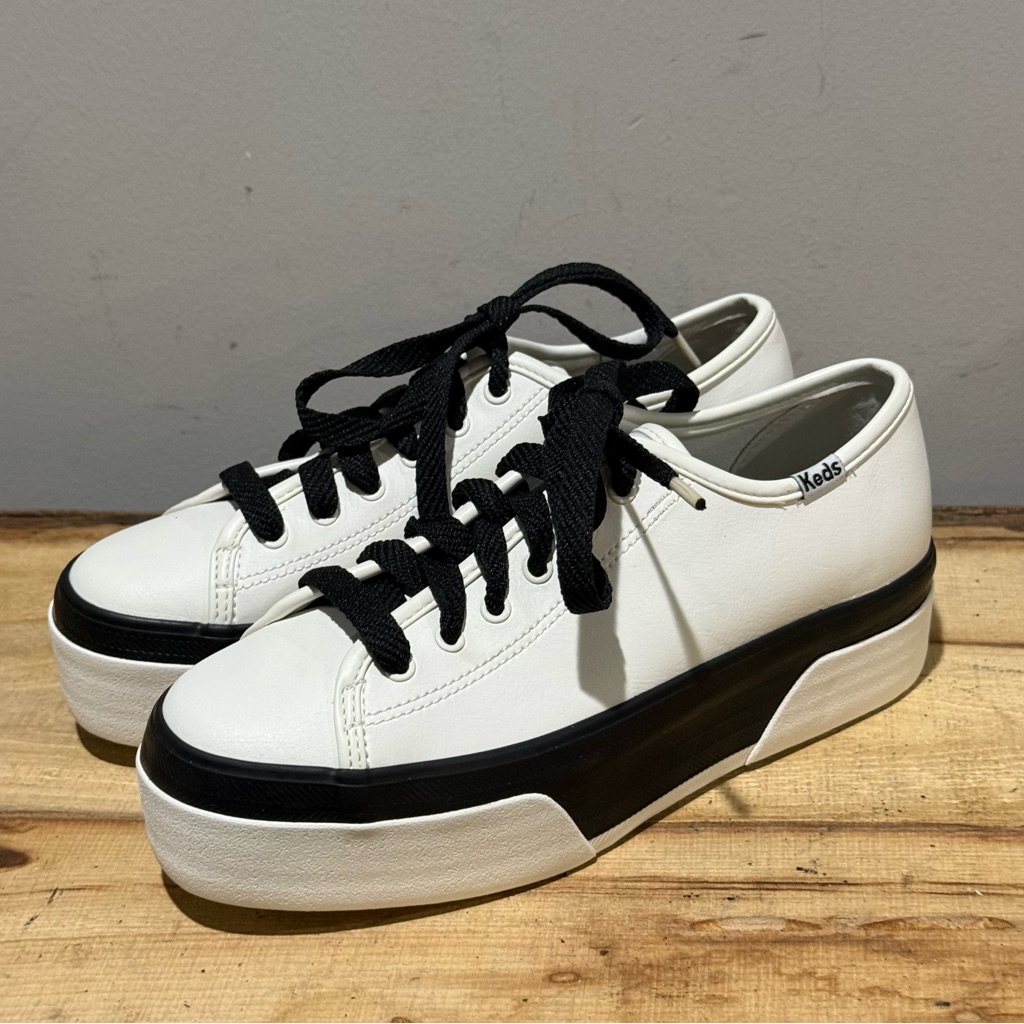 *New* Keds Triple Up Leather Bumper Fox Stripe Size 5.5 A59 — image 2 of 8